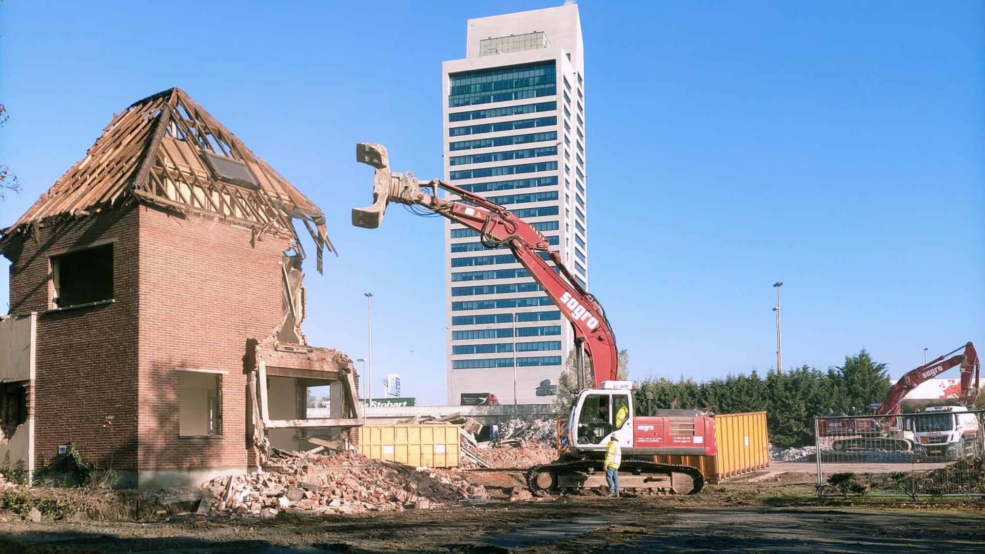 Sloop opstallen na asbestsanering, Gent (4)