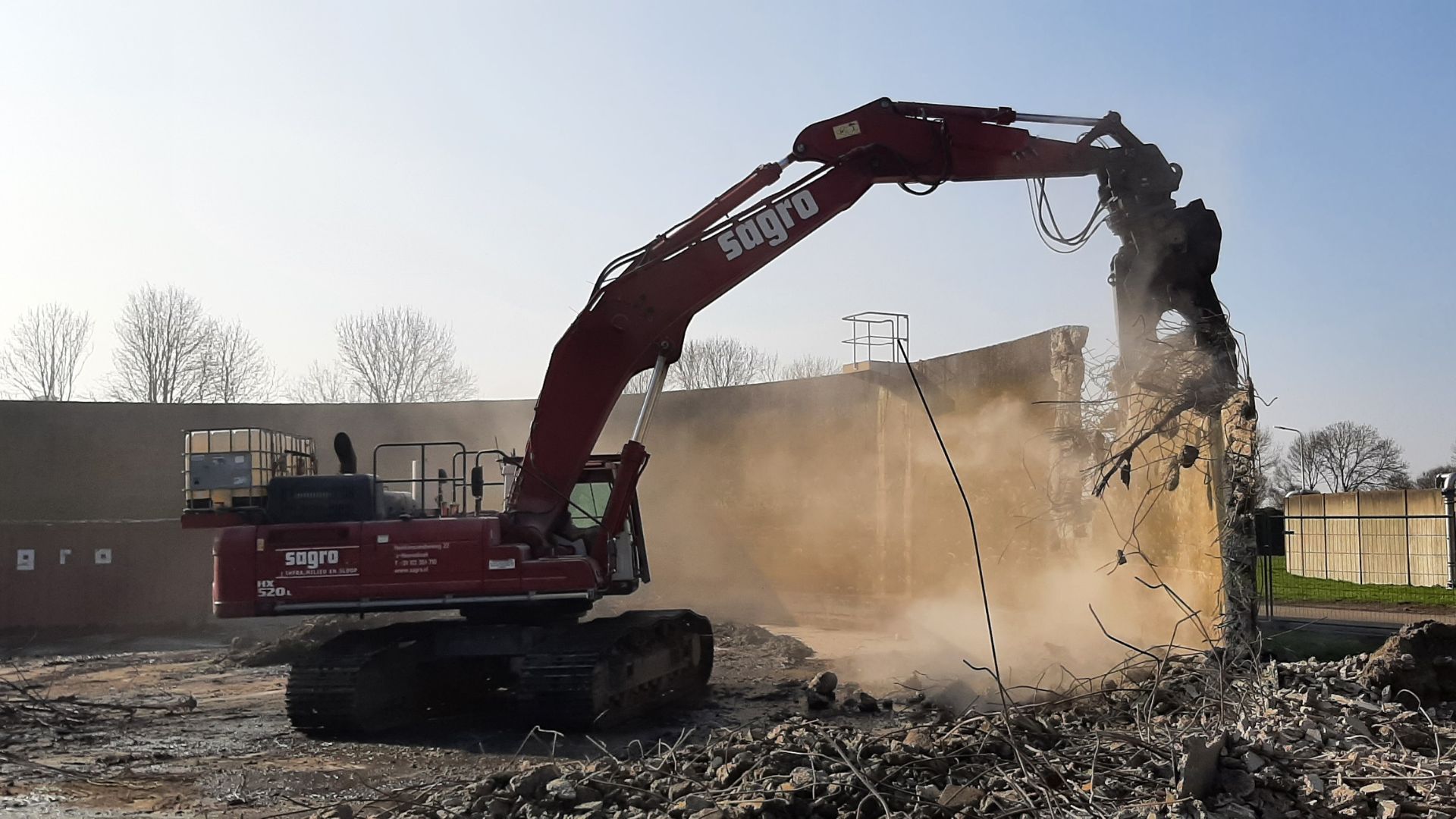 Sloop slib opslagtank