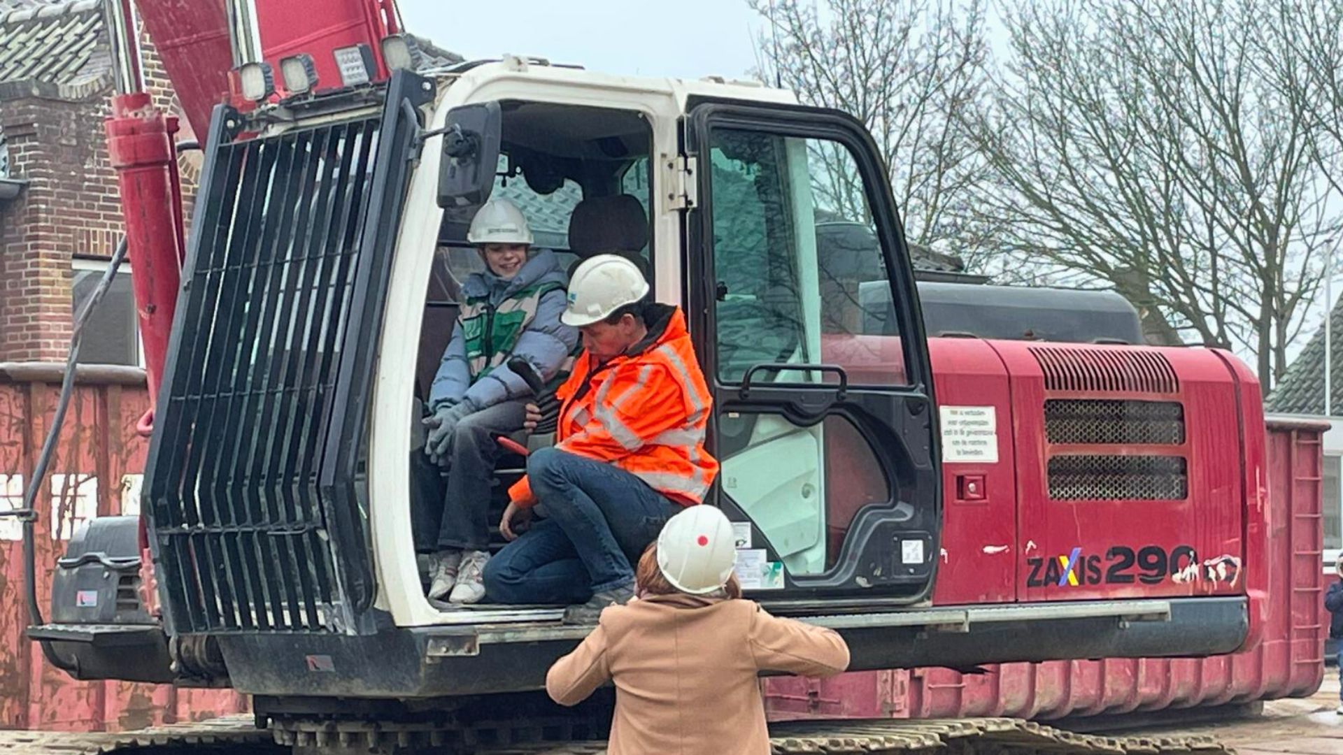 leerling in de kraan